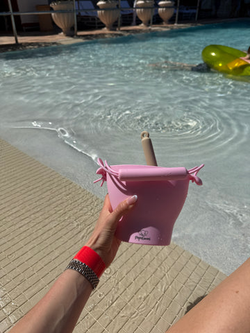 Silicone Beach Set - Strawberry Milk