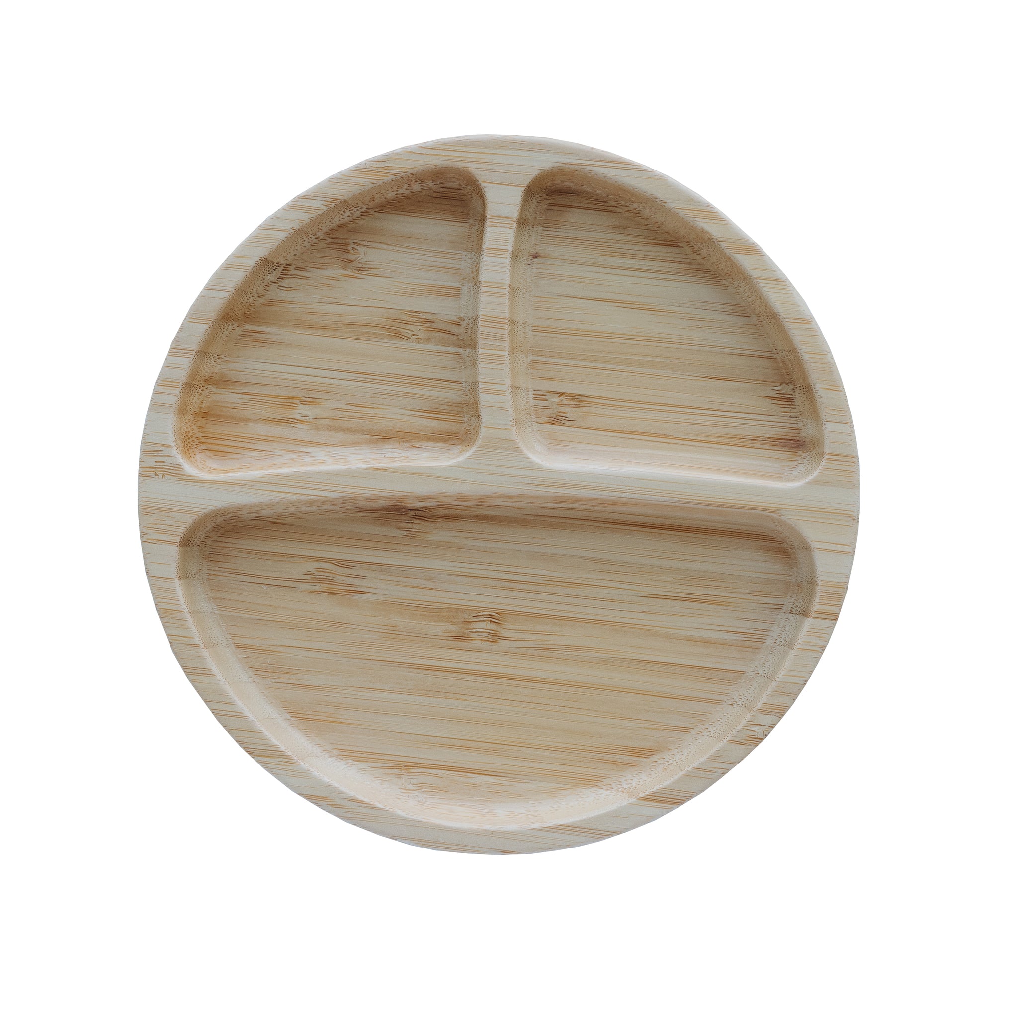 Bamboo Toddler Circle Plate and Spoon